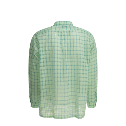 MAYFEYR - Beams Plus - Open Bd Nylon Airy Plaid Casual Shirt - 3811192413960