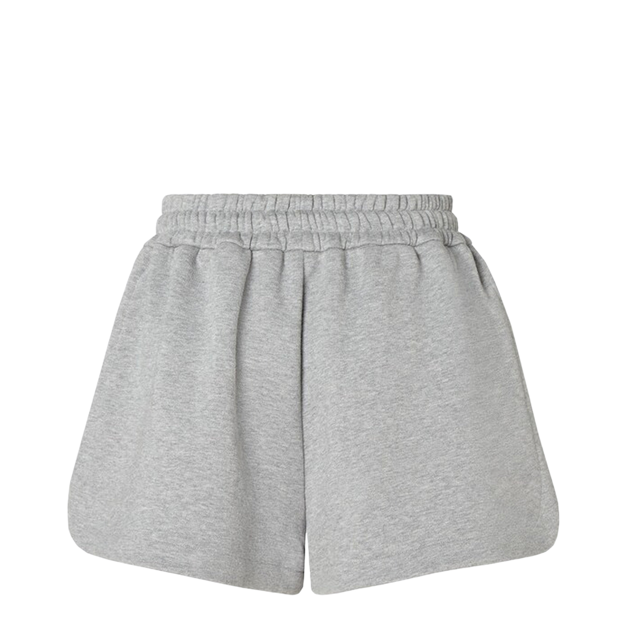 Grey Cotton Jersey Shorts