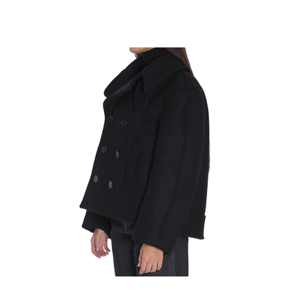 Oversize Pea Coat in Wool