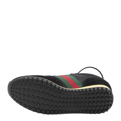 Re-Motion Sneaker in Black Suede