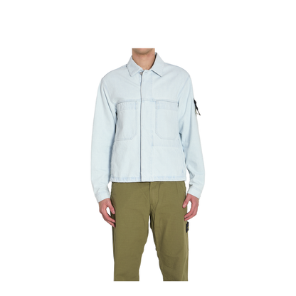 Ultra-bleached denim jacket