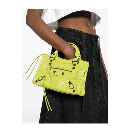 Le City Mini Lambskin Crossbody - Pistache