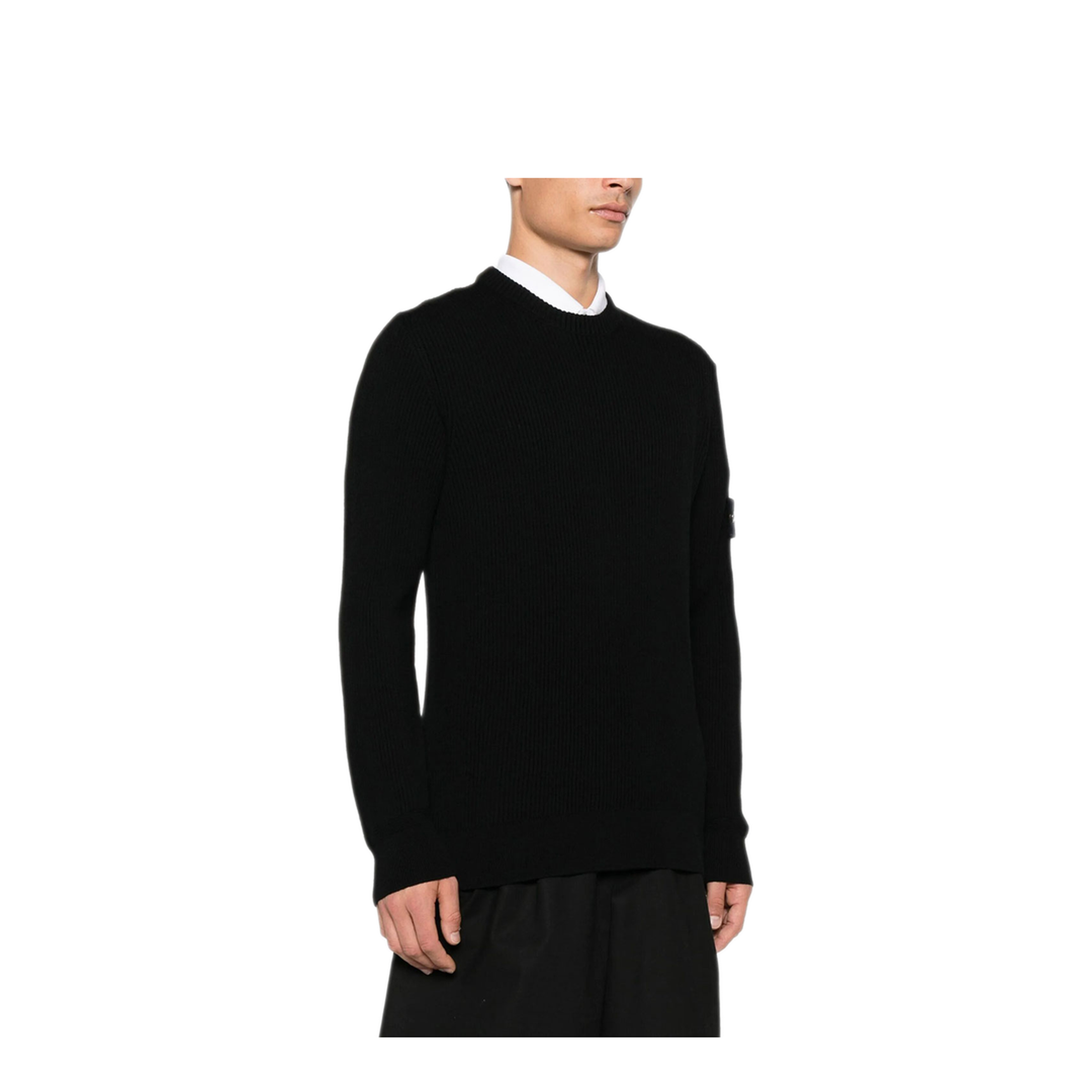 MAYFEYR - Stone Island - Crewneck Sweater With Ribbed Trims - L2S155100053S00C2