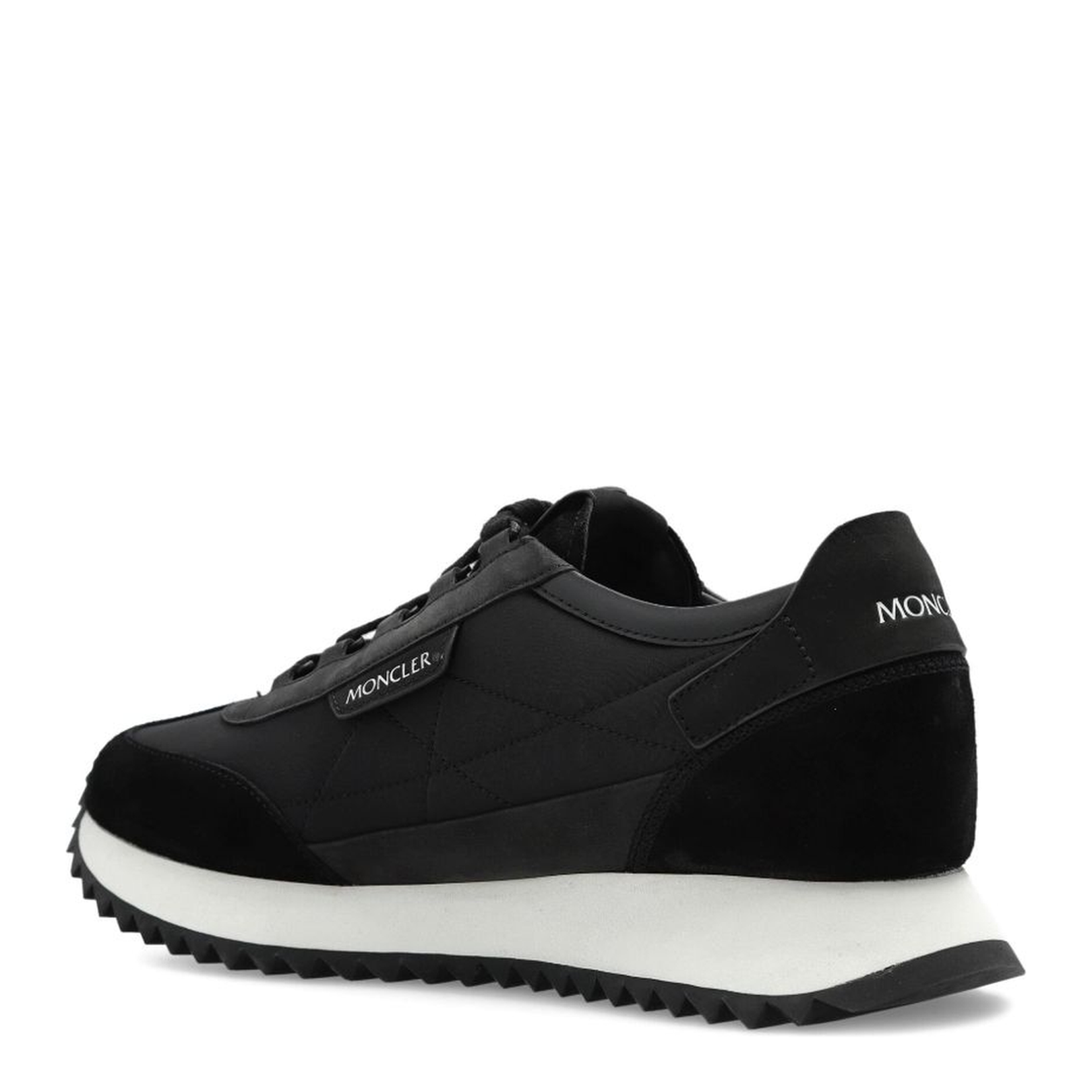 Black Pacey2 Suede & Nubuck Trainers