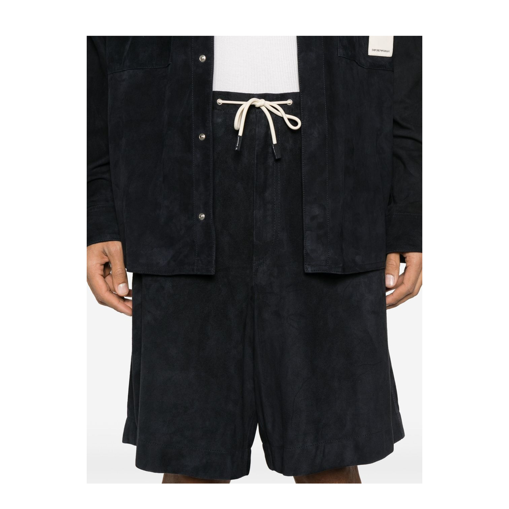 Leather Bermuda Shorts