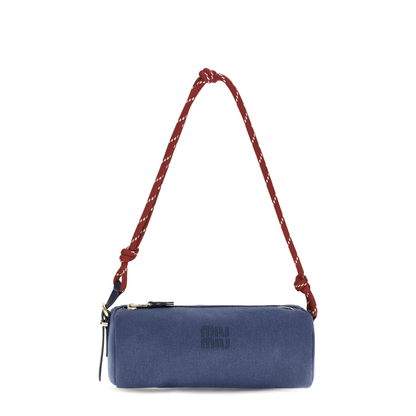 MAYFEYR - Miu Miu - Embroidered Logo Shoulder Bag - 5NE8532IA7