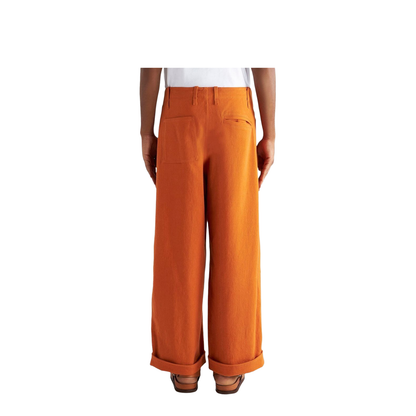 Wide-Leg Long-Length Trousers