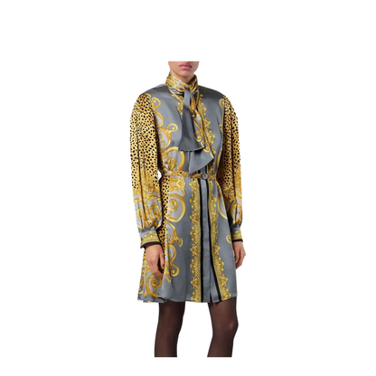 Silk Chemisier Dress