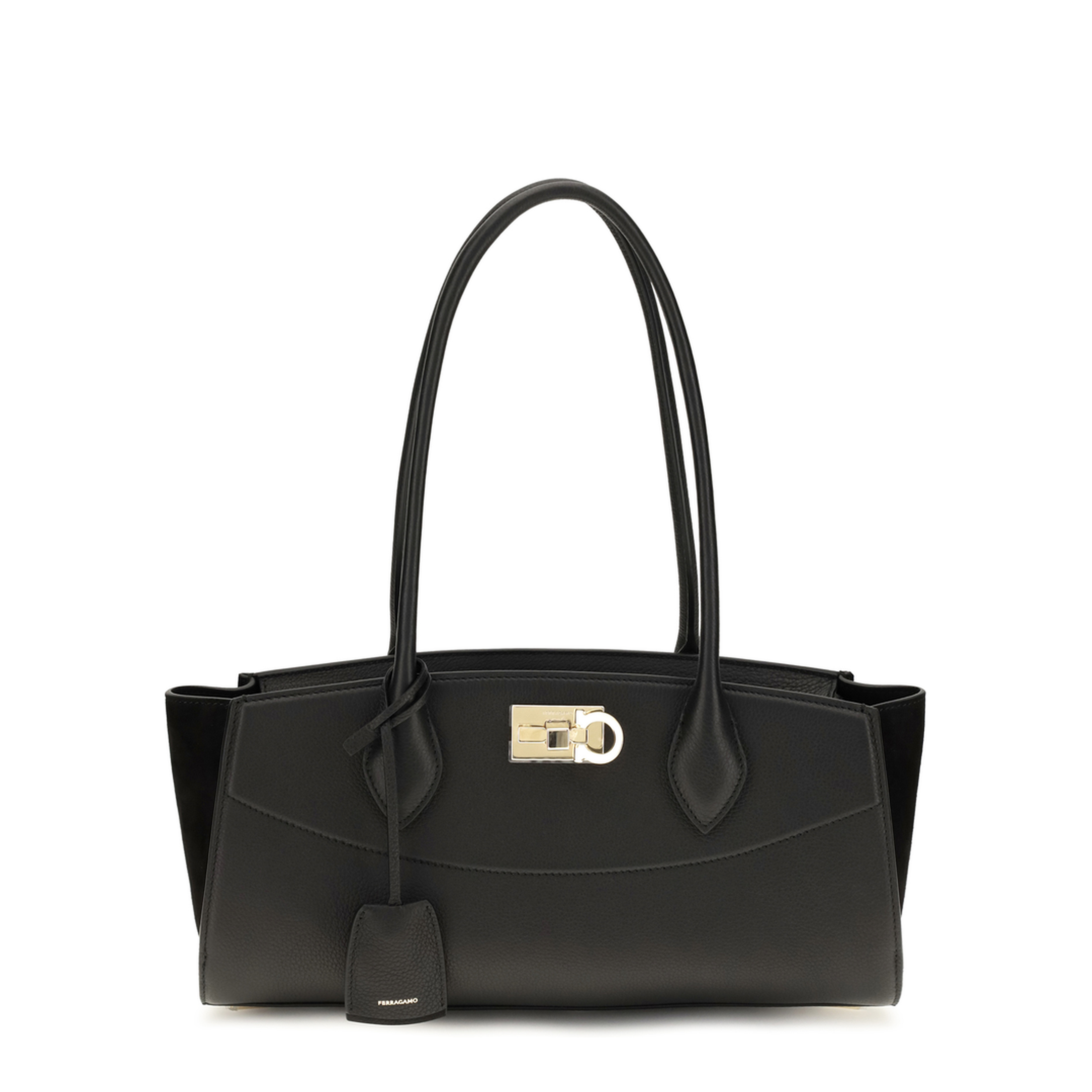 Ferragamo Medium Grained Leather Tote