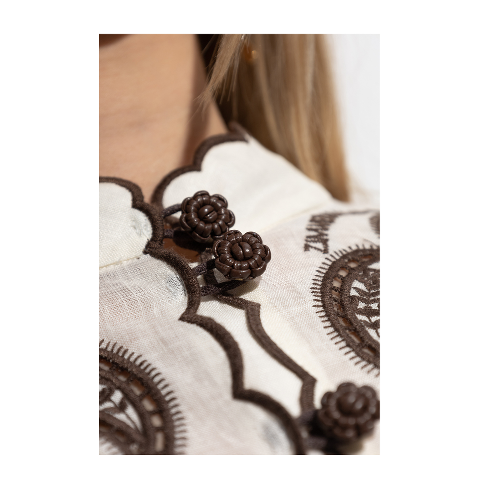 Shirt with Decorative Embroidery