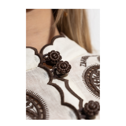 Shirt with Decorative Embroidery