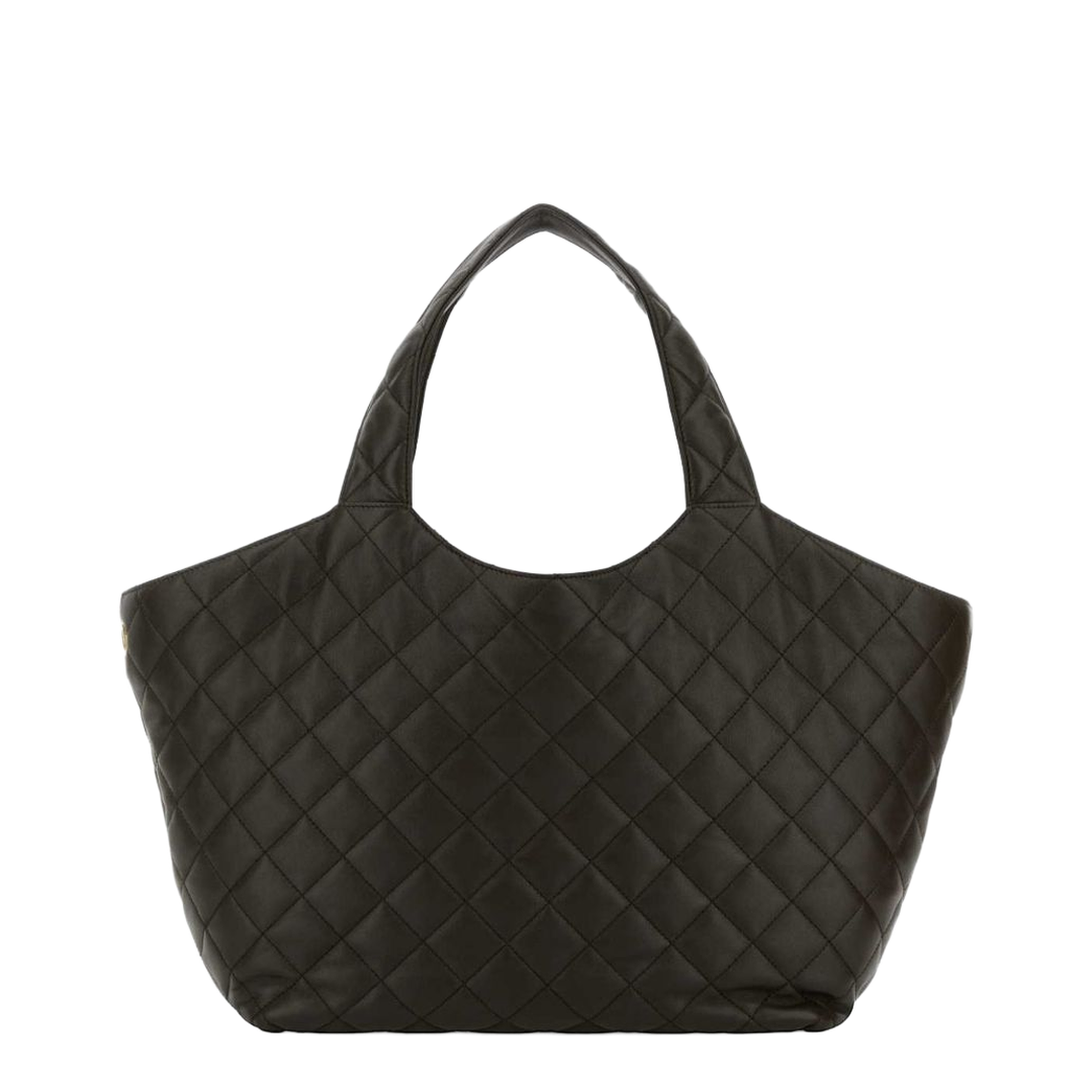 Icare Medium Quilted Lambskin Tote - Light Musk