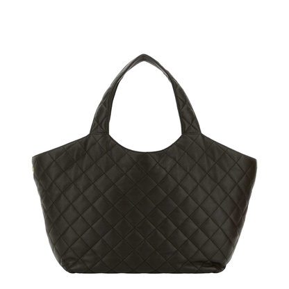 Icare Medium Quilted Lambskin Tote - Light Musk