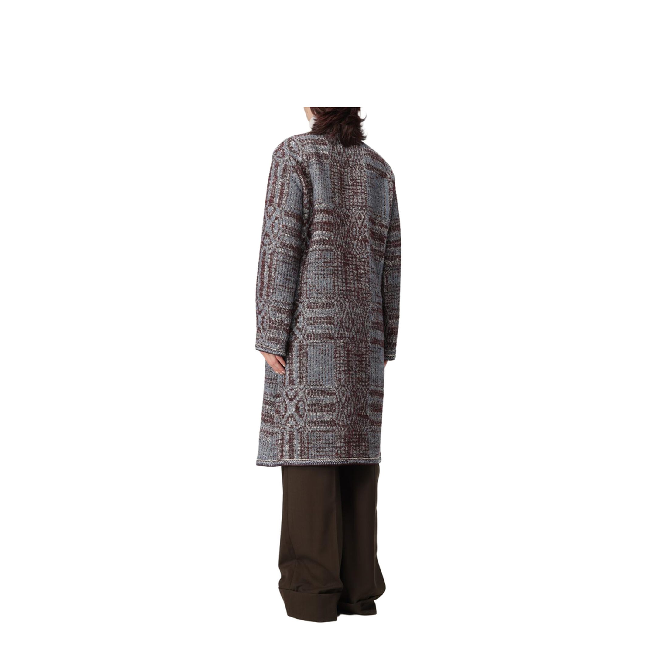 Bouncle Jacquard Coat