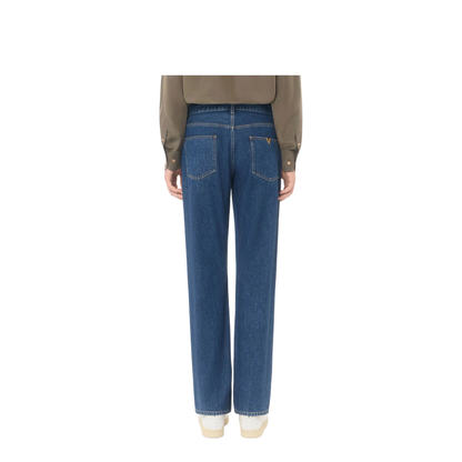 MAYFEYR - Valentino - Denim Trousers With Vgold - VDE15EBKN