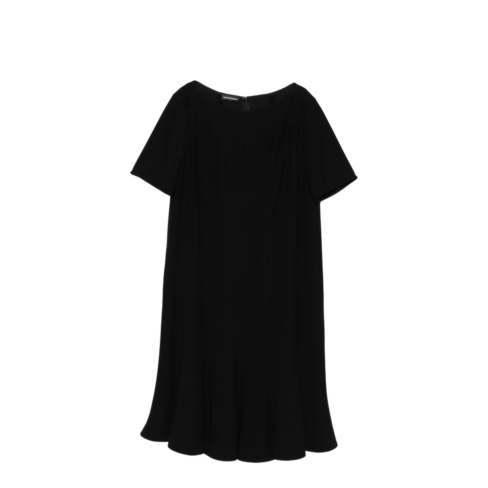Technical Cady Dress with Pleats