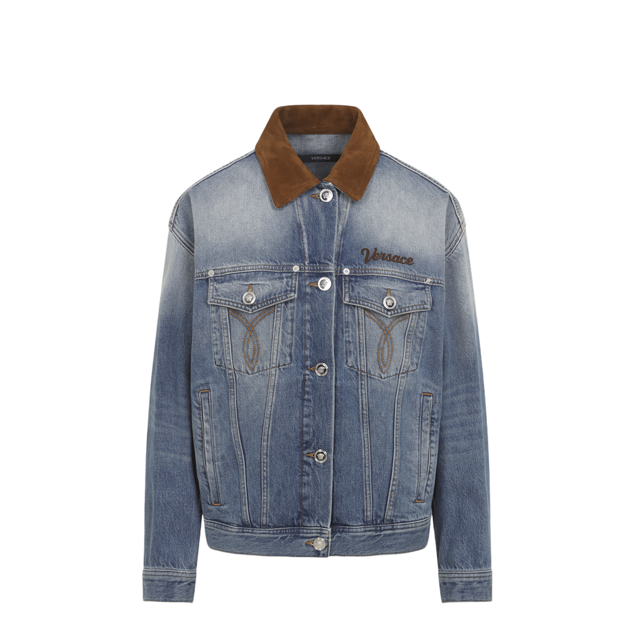 MAYFEYR - Versace - Denim Stone Wash Blouson - 10226941A16751