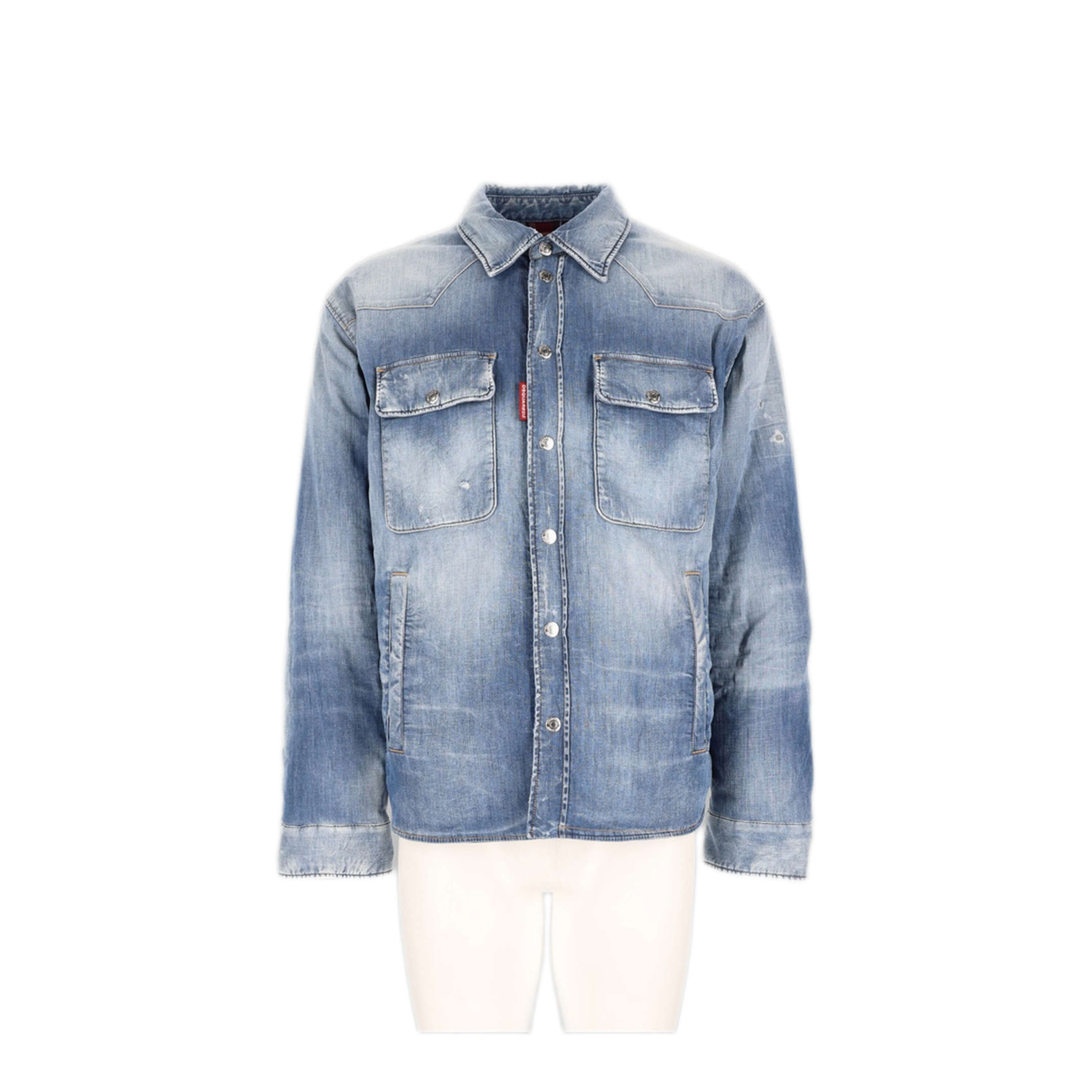 MAYFEYR - Dsquared2 - Denim Shirt 98 Cotton 2 Elastane - S74DM1042S30341470