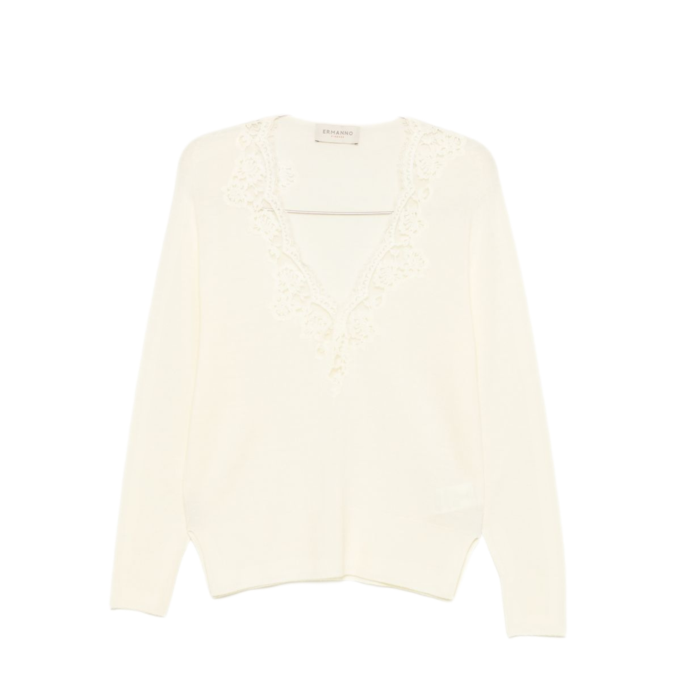 MAYFEYR - Ermanno Firenze - Sweaters White - D49EM053EA4MF333