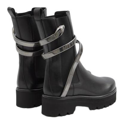 MAYFEYR - Rene Caovilla - Juniper 45 Biker Boots - C123190450001NE03