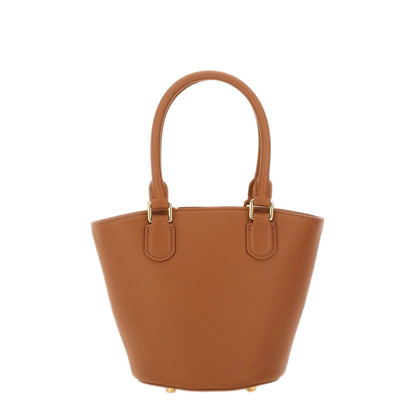 MAYFEYR - Self Portrait - Leather Tote Bag With Charm - PF25314TTAN