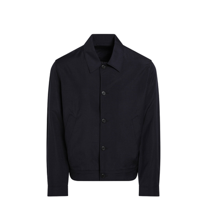 Blue Wool and Mohair Jacket