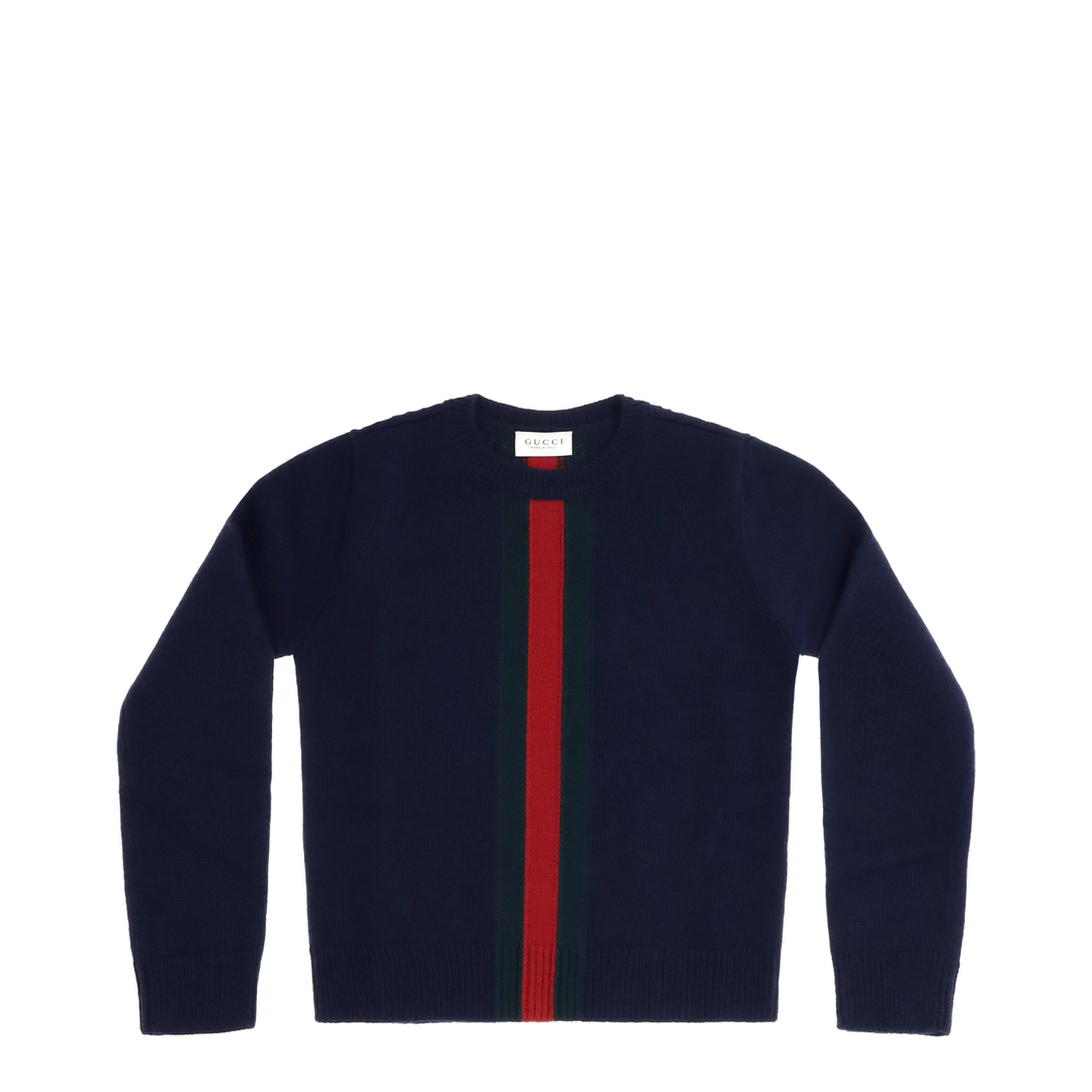 MAYFEYR - Gucci - Web Stripe Wool Sweater - 867433XKFKT
