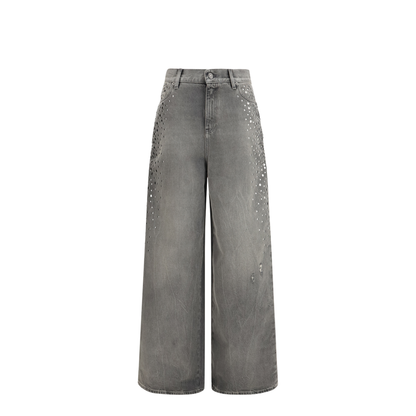 MAYFEYR - Golden Goose - Melody Stud Degraded Jeans - GWP02079P002348