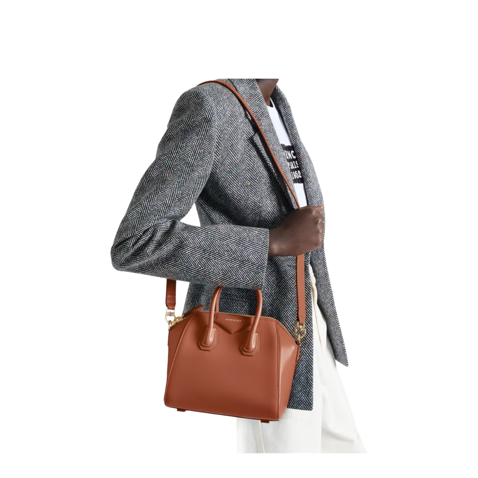 Mini Antigona Bag in Box Leather