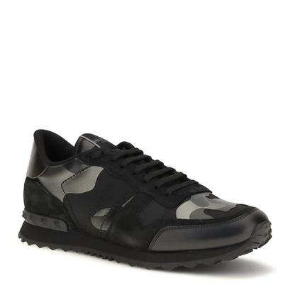 MAYFEYR - Valentino - Rockrunner Camouflage Laminated Sneakers - 9Y2S0723NTAE43