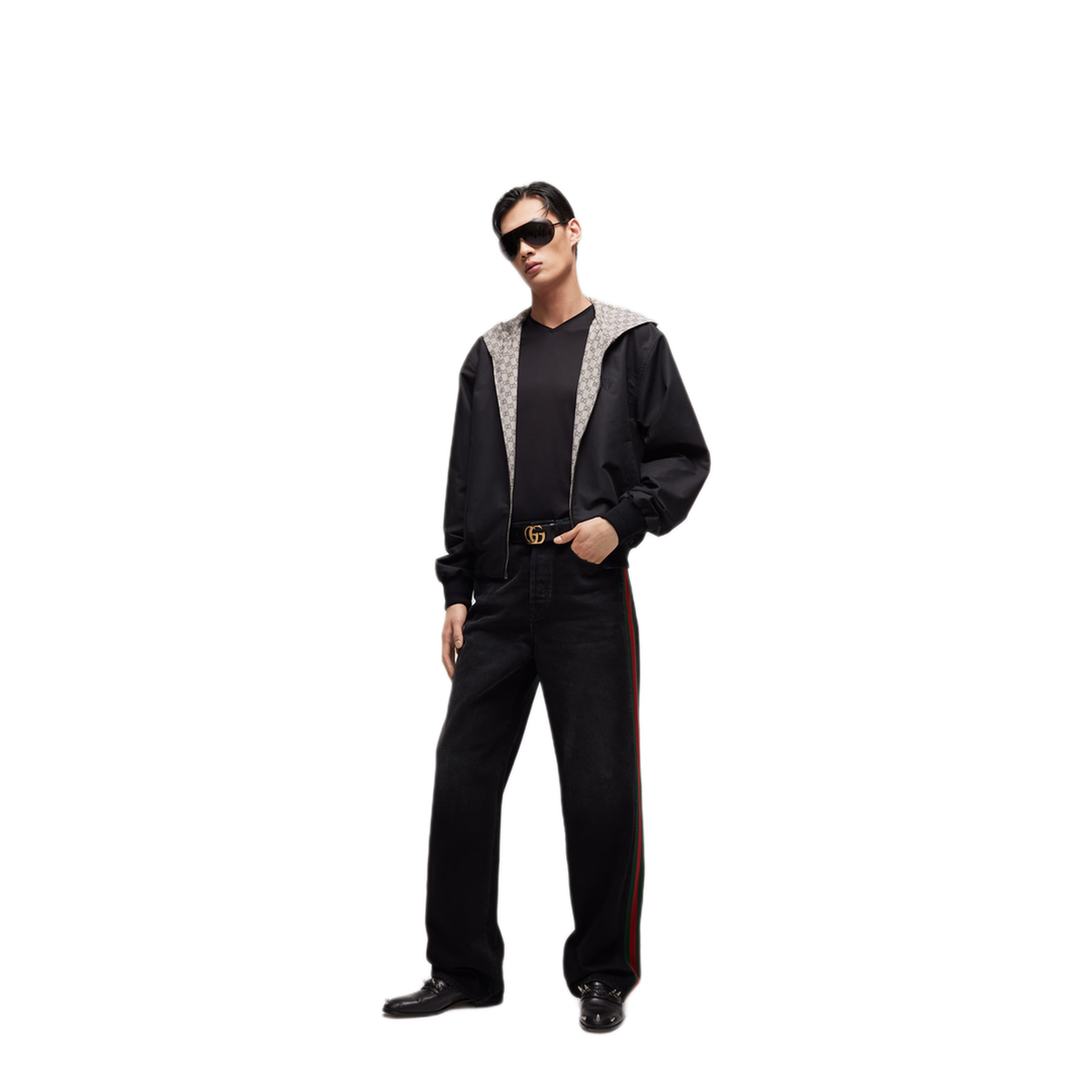 Reversible Zip Jacket In Cotton