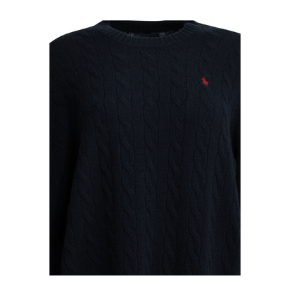 MAYFEYR - Polo Ralph Lauren - Short Knit Dress With Logo - 211B17446001HUNTERNAVY