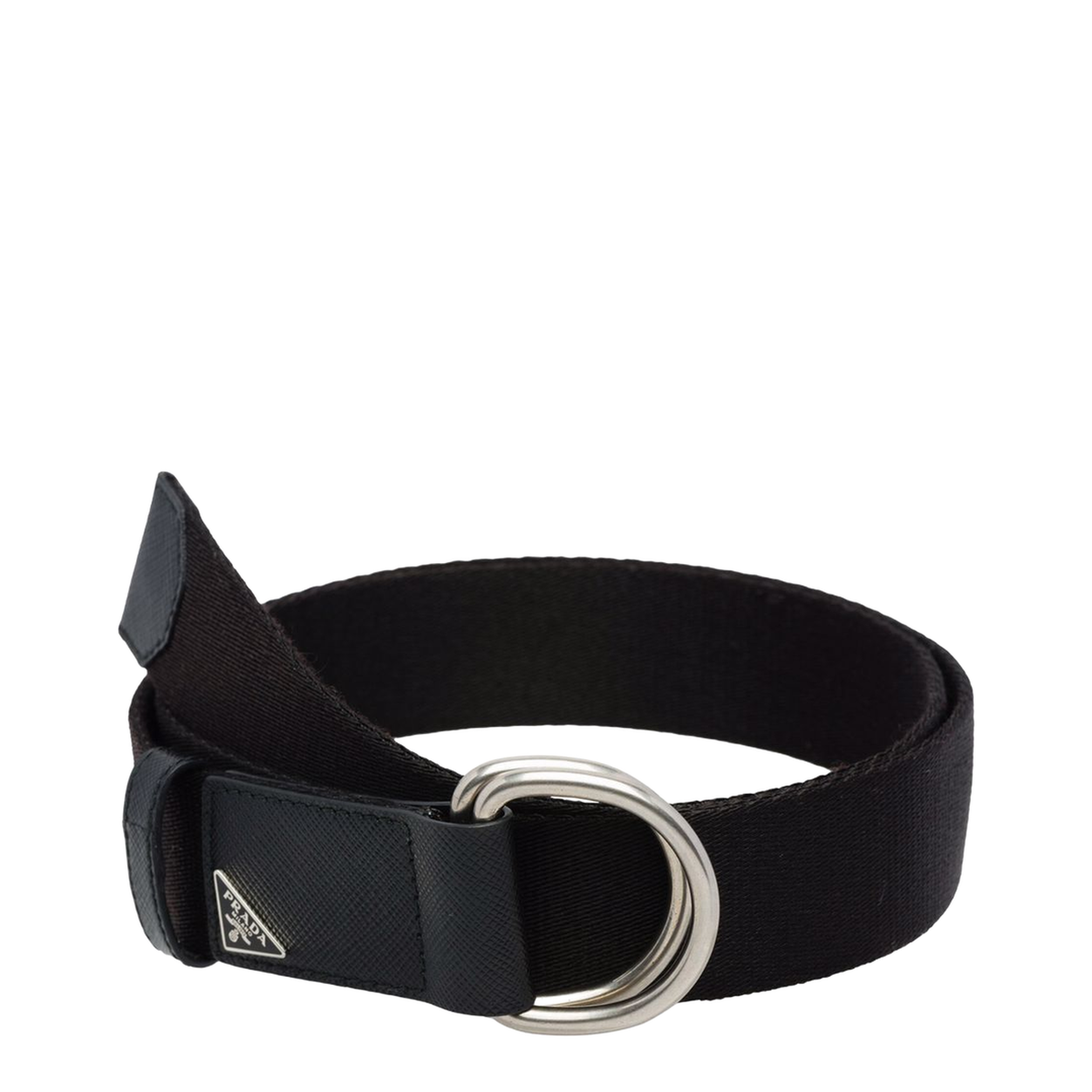 Black Re-Nylon Web Belt