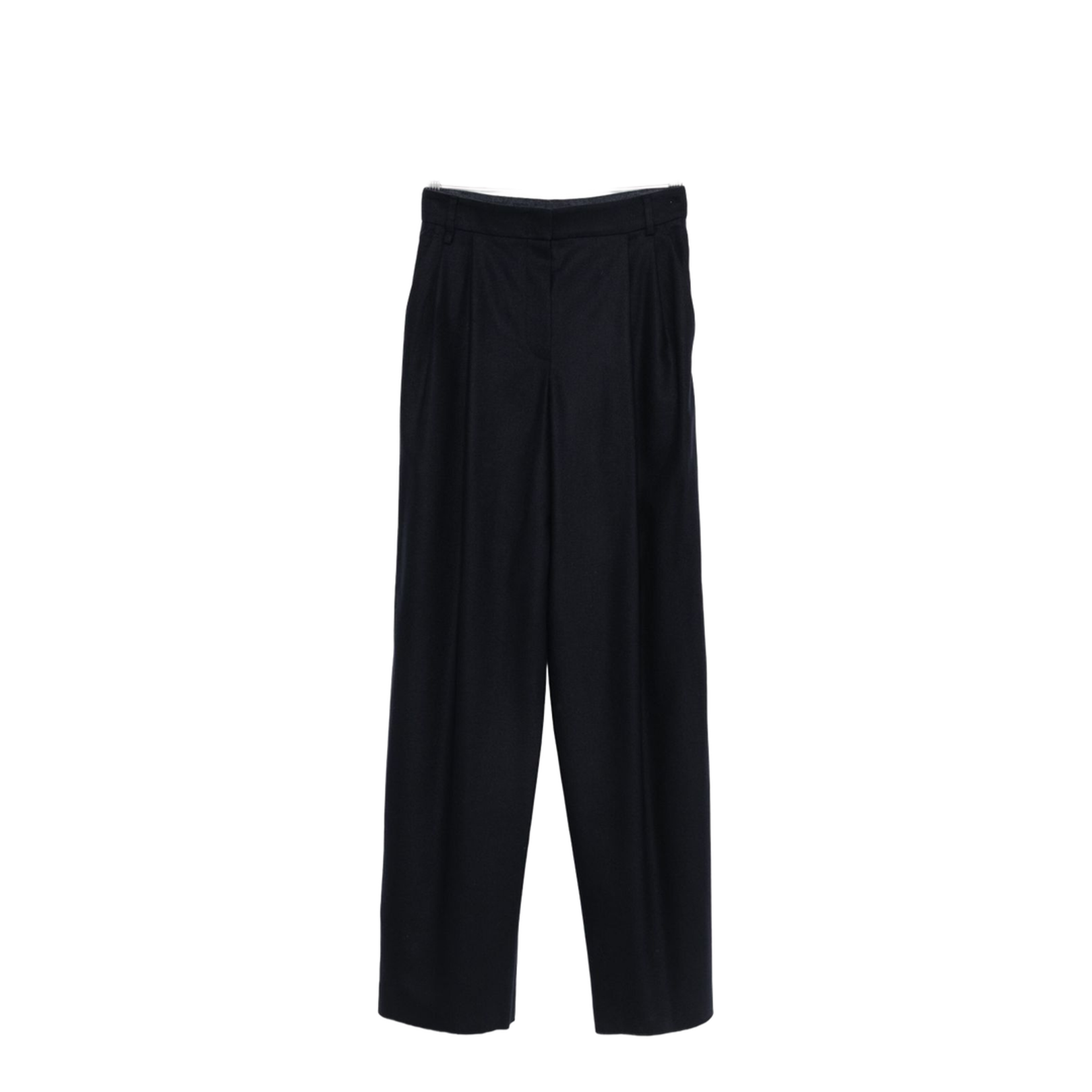 Wool Checked Trousers