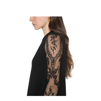 MAYFEYR - Valentino - Lace-Sleeve Mini Dress - BKD15WAC3