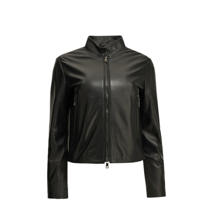 MAYFEYR - Semper - Leather Jacket - WMNLTHRACERNERO