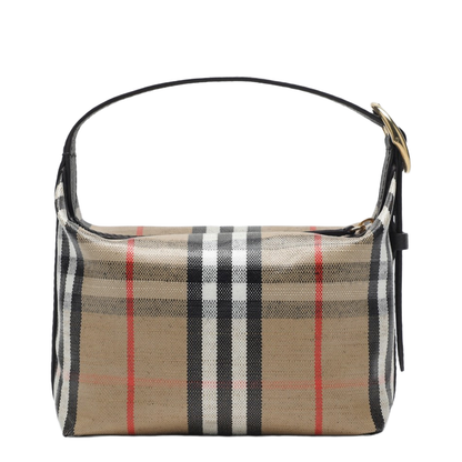 Highlands Mini Cotton-Linen Jacquard Bag - Sand