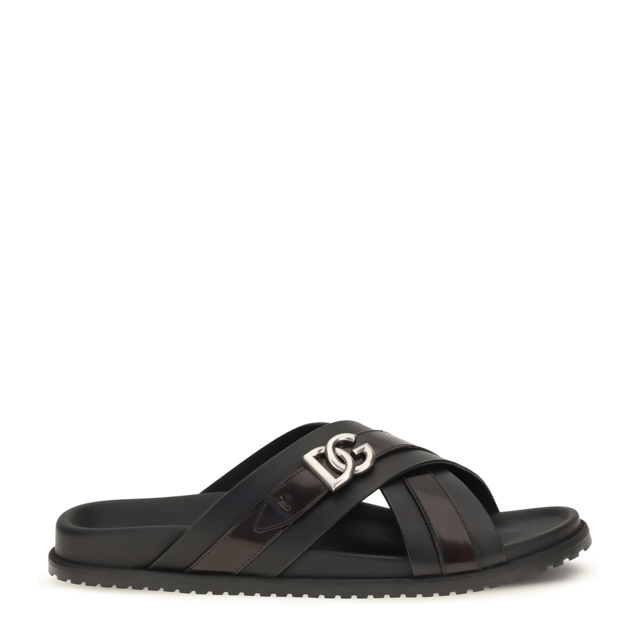 MAYFEYR - Dolce & Gabbana - Smooth Calf Leather Slide Sandals - A80624A0765