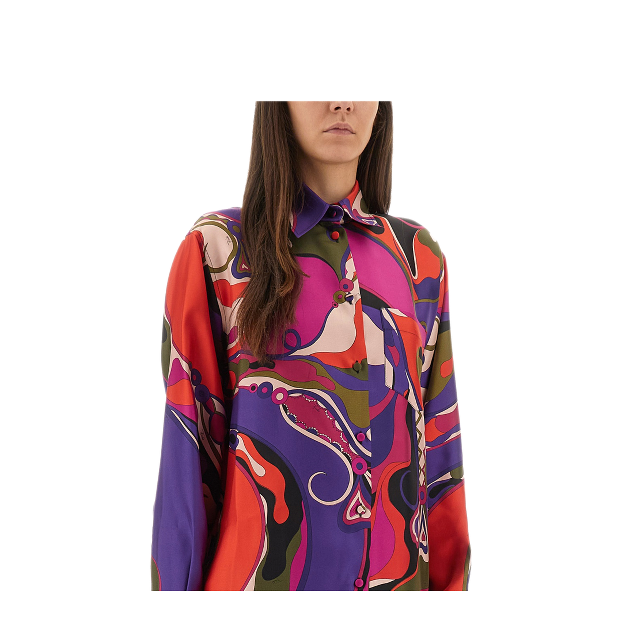 MAYFEYR - Pucci - Orchid Print Shirt - 5URJ105U731017