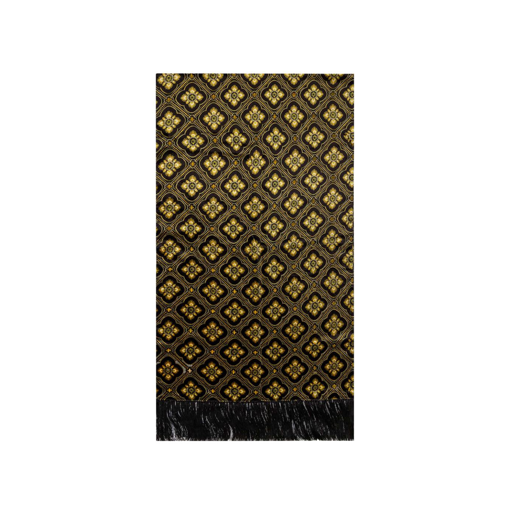 Double G Horsebit Silk Twill Pocket Square