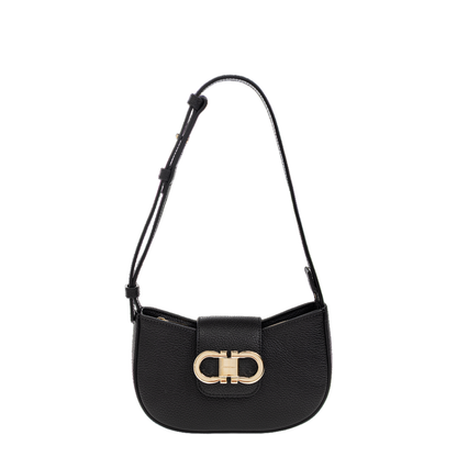 Leather shoulder bag