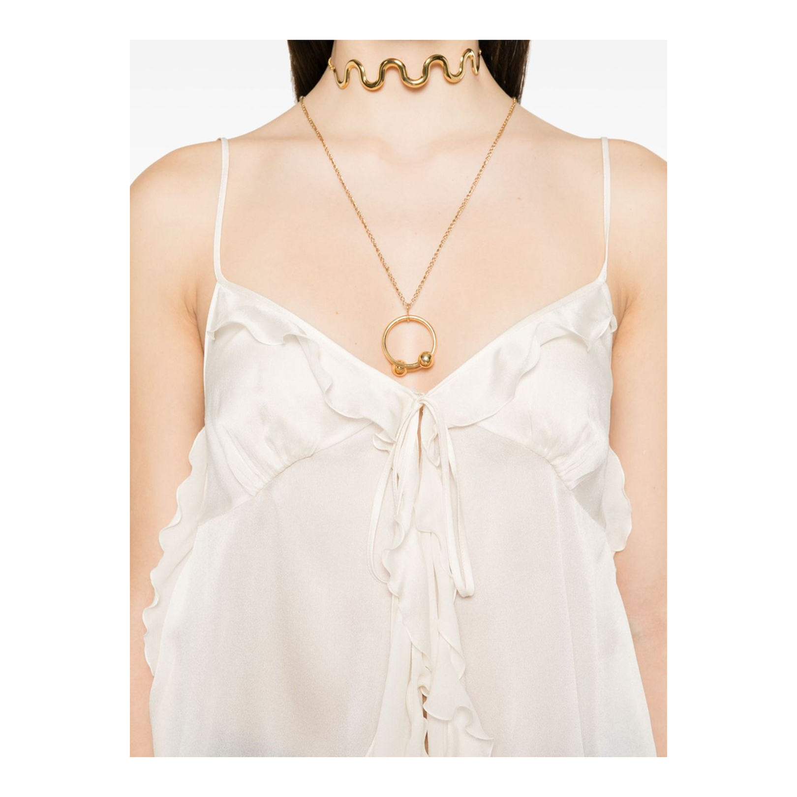 Chloè White Silk Blouse