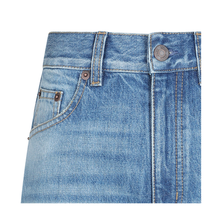 High-waisted shorts jeans