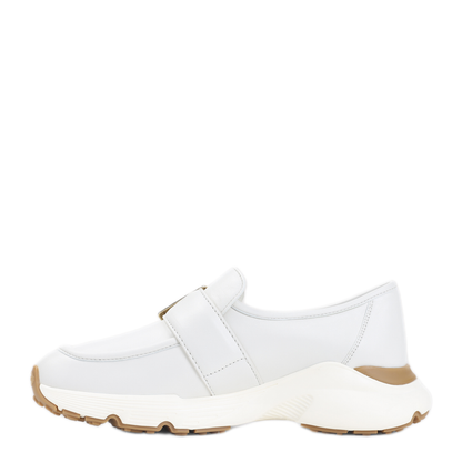 MAYFEYR - Tod's - White Lime Leather Sport Runner - XXW54C0JX90U1OB015BIANCO