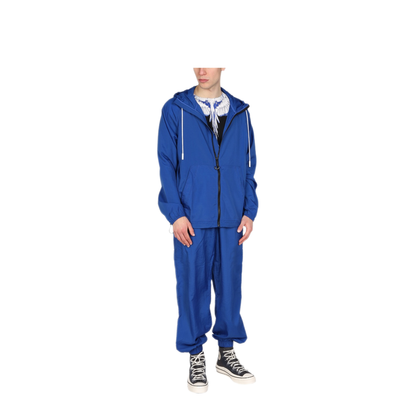 MAYFEYR - MARCELO BURLON COUNTY OF MILAN - Cross Print Windbreaker Jacket - CMEB037S22FAB0024501