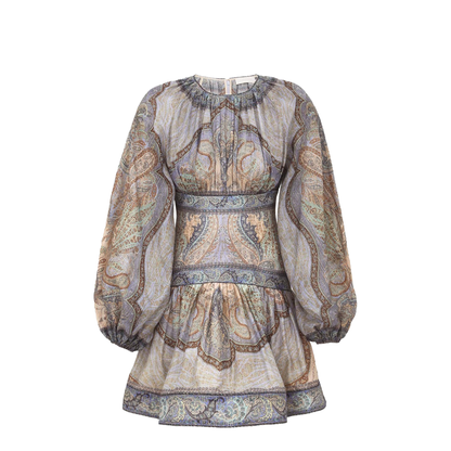 Wanderlust Cotton Silk Mini Dress