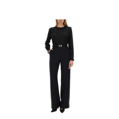 Viscose Jumpsuit with Belt