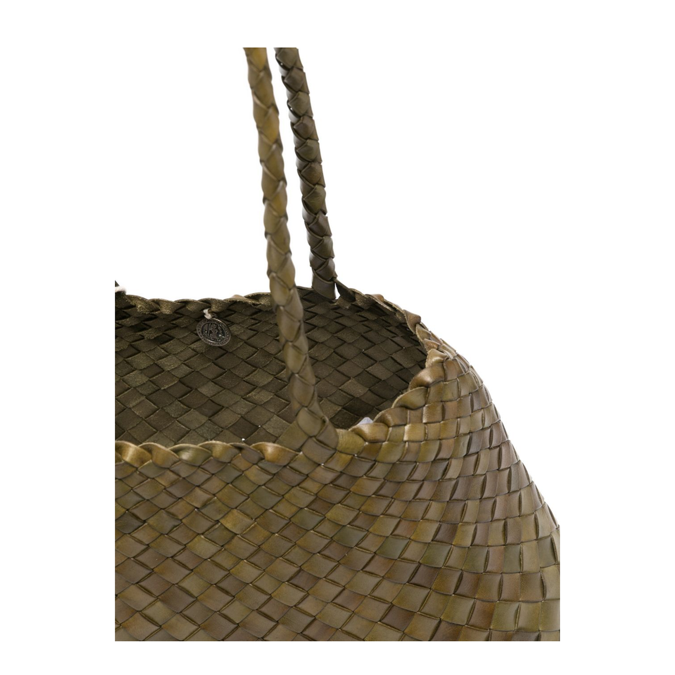 MAYFEYR - Dragon Diffusion - Big Santa Croce Interwoven Tote Bag - DGS68892KAKI