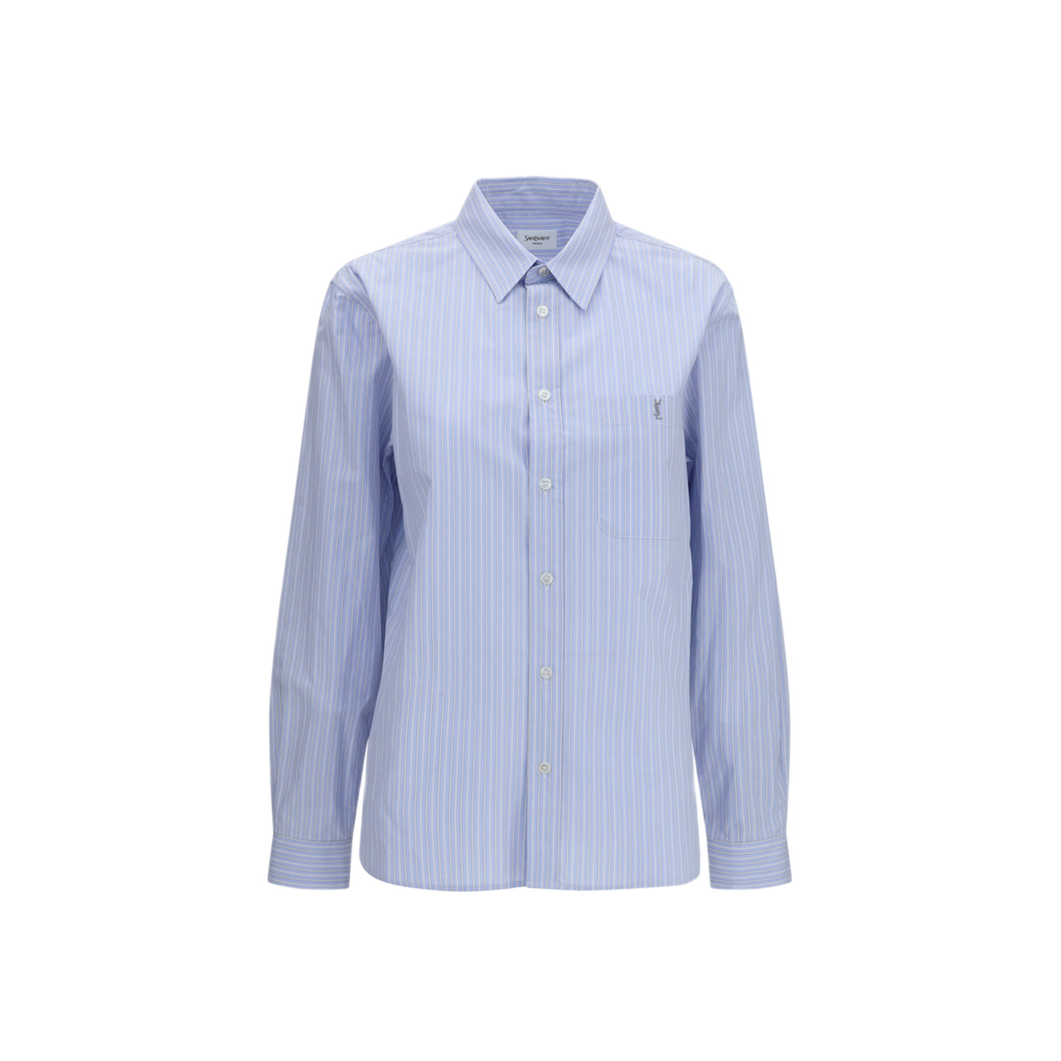 MAYFEYR - Saint Laurent - Cassandre Striped Poplin Shirt - 861080Y7J66