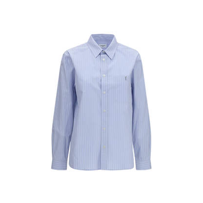 MAYFEYR - Saint Laurent - Cassandre Striped Poplin Shirt - 861080Y7J66